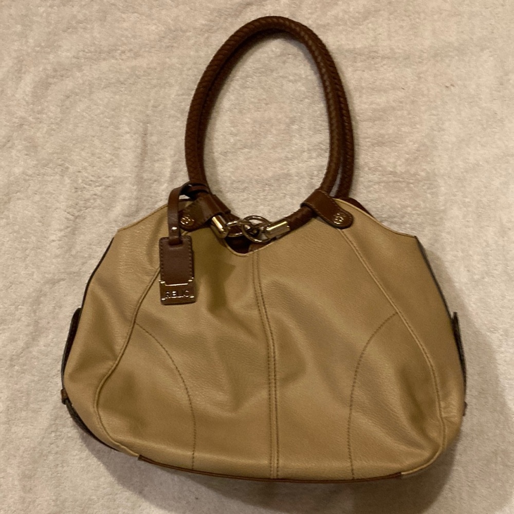Relic Tote/Shoulder Bag -- Brown and Tan